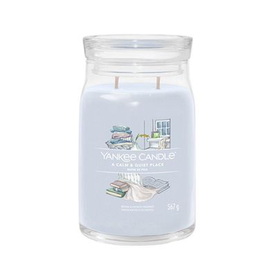 Aromatic candle Signature large glass A Calm & Quiet Place 567 g