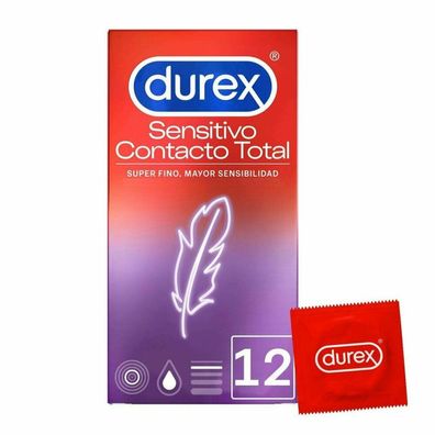 Durex sensitivo contacto total 12 uni