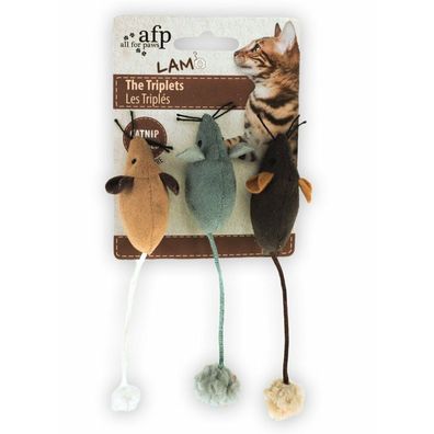 AFP Lambswool-The Triplets Catnip