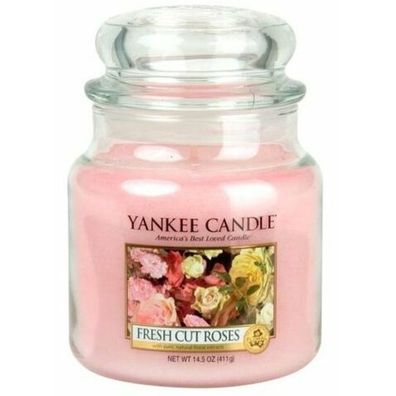 Yankee Candle Fresh Cut Roses Duftkerze 411 g