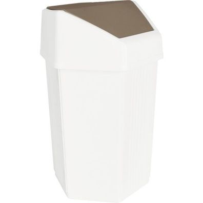 Abfallbehälter mit Klappdeckel Inhalt: 50 Liter, Höhe: 670 mm, Länge: 450 mm