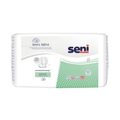Seni San Plus Inkontinenzvorlage - 30 Stück | Packung (30 Stück)