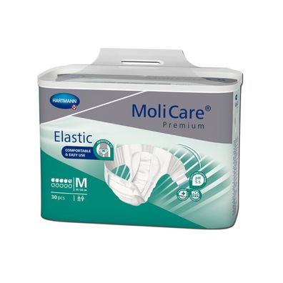 3x MoliCare Premium Elastic 5 Tropfen, M - 4052199301280 | Packung (30 Stück) (Gr. M)