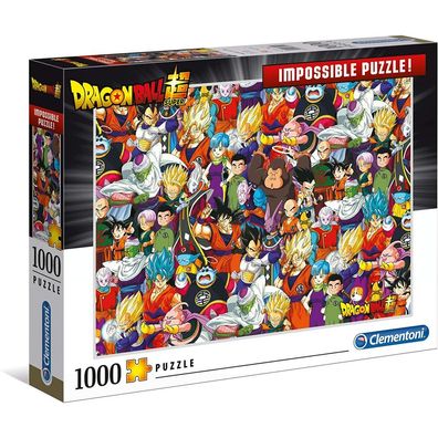 Clementoni 39489 - Dragon Ball - 1000 Teile Puzzle - Impossible Puzzle