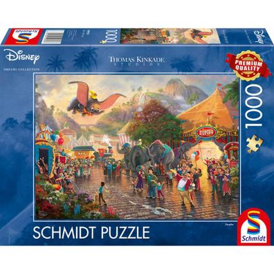 Disney, Dumbo - 1000 Teile Puzzle (Thomas Kinkade)