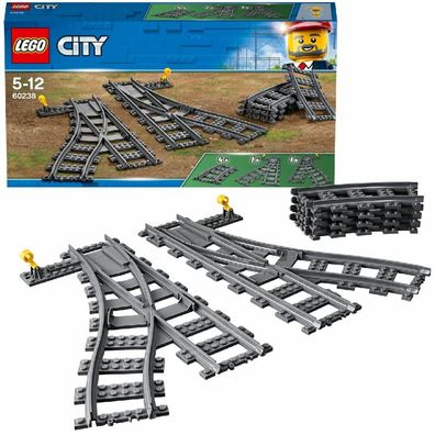 Lego 60238 City Switch Tracks 8 Stück.