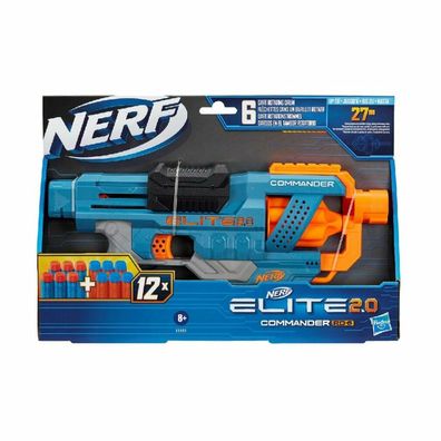 Nerf Elite 2.0 Commander RD-6, Nerf Gun (blaugrau/ orange)