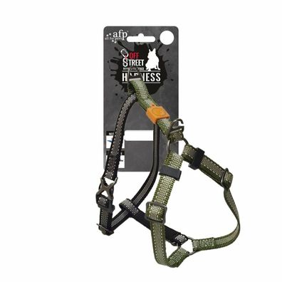 AFP Off Street Dog Non-pull Harness Olive Green XL