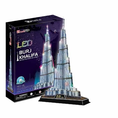 3d Puzzle Burj Khalifa LED