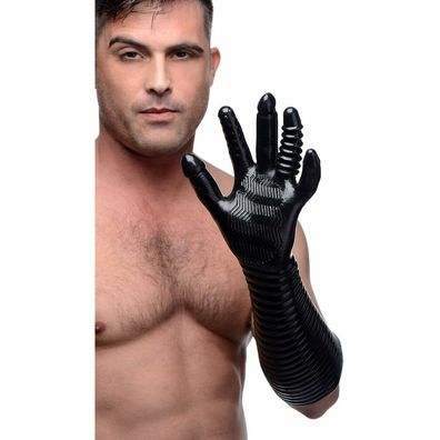 MASTER SERIES Pleasure Fister Textured Fisting Glove