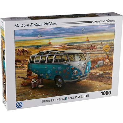 Eurographics Puzzle VW Bus - Liebe und Hoffnung 1000 Teile
