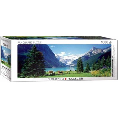 Eurographics Panoramapuzzle Lake Louise, Kanadische Rocky Mountains 1000 Teile