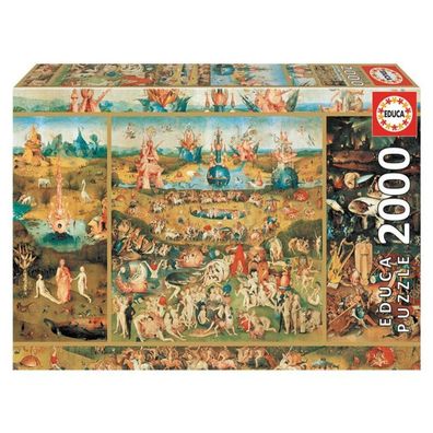 Educa Puzzle 9218505 - The garden of delights - 2000 Teile Puzzle