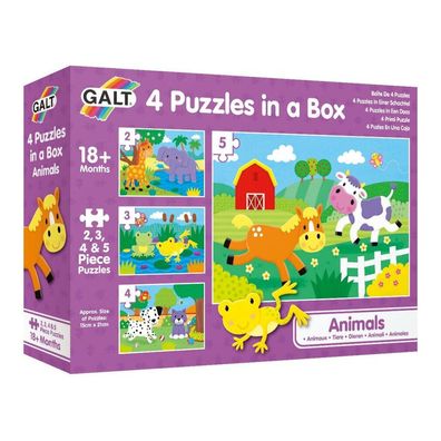 4 Puzzles in einer Box - Spatzen