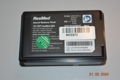 RESMED Astral Battery Pack 14,4V 6.6Ah (DK)