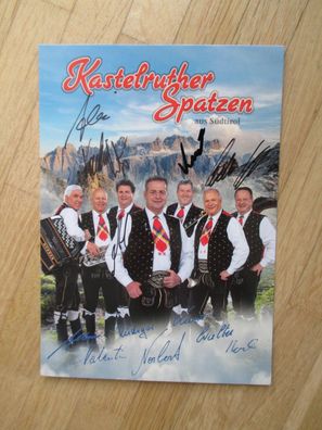 Schlager Volksmusik Stars Südtirol Kastelruther Spatzen handsignierte Autogramme!!!