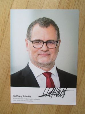 Bundesminister SPD Wolfgang Schmidt - Autogramm!!!