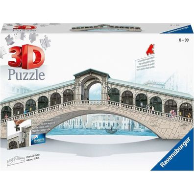 Ravensburger 3D-Puzzle Ponte di Rialto Brücke 216 Teile