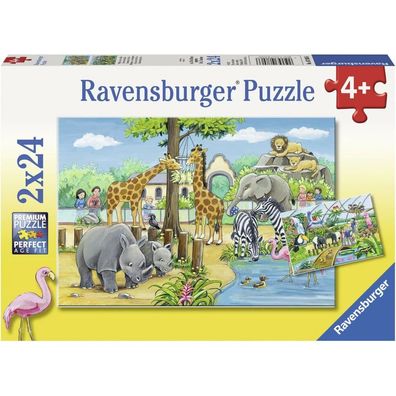 Kinderpuzzle Willkommen im Zoo (2x 24 Teile)