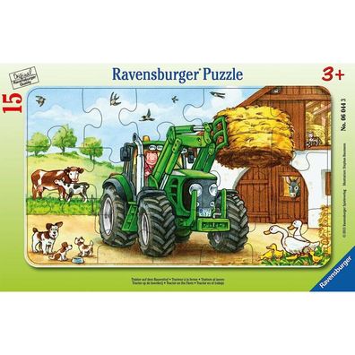 Puzzle Traktor auf dem Bauernhof