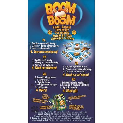 TREFL-Spiel Boom Boom Dogs and Cats