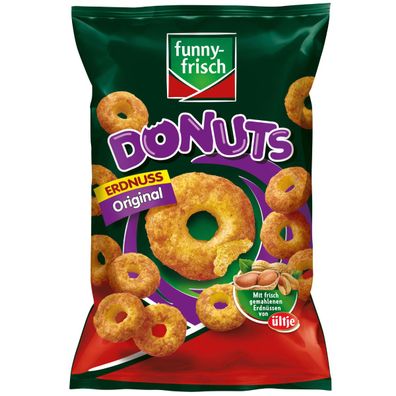 funny frisch Donuts Erdnuss Original Mais Erdnuss Snack 110g