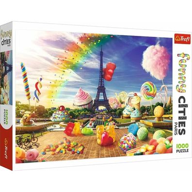 TREFL Puzzle Funny Cities: Süßes Paris 1000 Teile