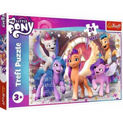 TREFL Puzzle My Little Pony: Fröhliche Ponys MAXI 24 Teile