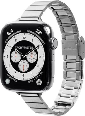 LAUT LINKS PETITE Uhrenarmband für Apple Watch 42/44/45/49 mm silber