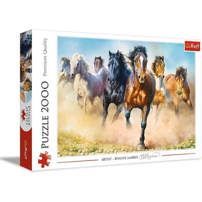 TREFL Puzzle Galoppierende Pferde 2000 Teile