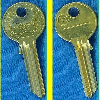 Schlüsselrohling Börkey 1070 Profil 12 für BKS Profilzylinder