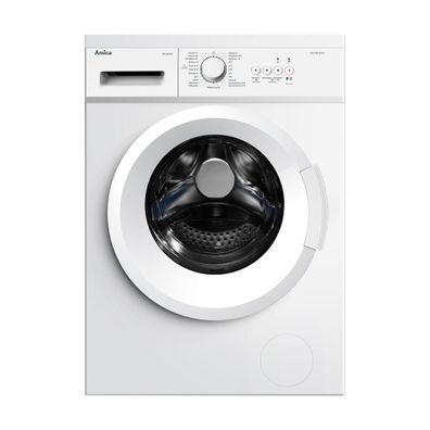 Amica WA 462 010 Waschmaschine, 6 kg Frontlader, 1200U/ min, slim, weiß