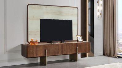 Luxuriös Wohnzimmer Set Besteht ausTV Lowboard und TV Rahmen 2tlg. neu