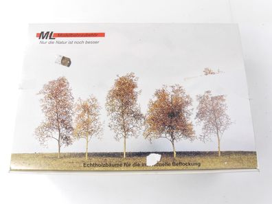 ML Modellbahnzubehör H0 Landschaftsbau 20x Bäume Echtholzbäume aus Meerschaum