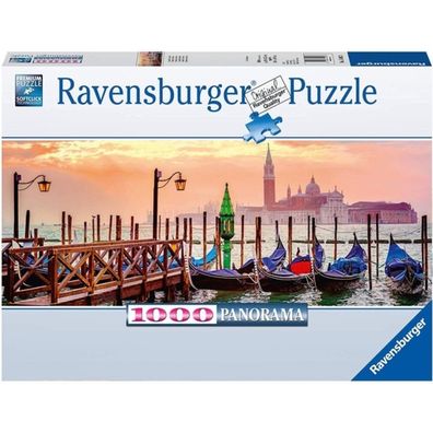 Ravensburger Panorama-Puzzle Gondeln in Venedig, Italien 1000 Teile