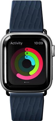 Laut Active 2.0 Sport Uhrenarmband Apple Watch Serie 1-7 SE 42/44/45 mm indigo blau