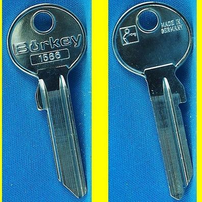 Schlüsselrohling Börkey 1586 für Pfaffenhain Profil KH Profilzylinder