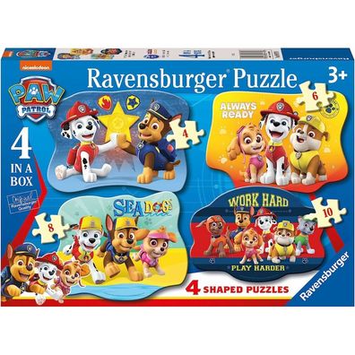 Ravensburger Puzzle Paw Patrol 4in1 (4,6,8,10 Teile)