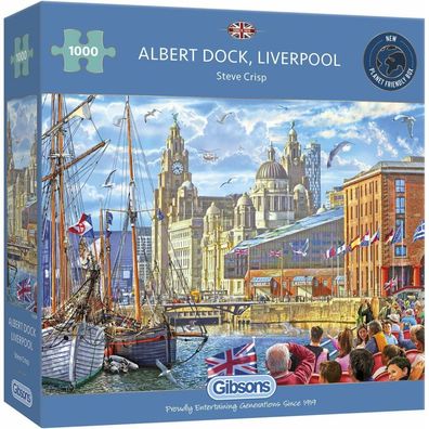 Gibsons Puzzle Albert Dock, Liverpool 1000 Teile