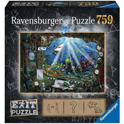 Ravensburger Escape EXIT puzzle Im U-Boot 759 Teile
