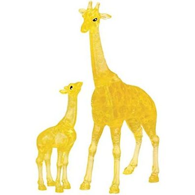 HCM KINZEL 3D Kristallpuzzle Giraffe mit Baby 38 Teile