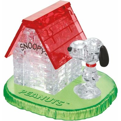 HCM KINZEL 3D Kristallpuzzle Snoopy und das Haus 50 Teile