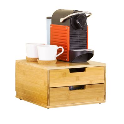 SoBuy Kaffeekapsel Box, Kapselspender, Aufbewahrungsbox, Schubladenbox, FRG82-N
