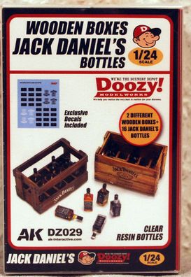 Doozy 029 Ladegut Holzkisten Jack Daniels inkl. Flaschen 1:24