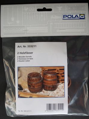 Pola 333211 Ladegut Bier - Öl - Holzfässer 2 Stück