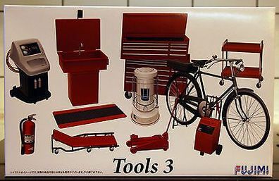 Fujimi 113739 Garage & Tools Tools 3 Werkzeug Feuerlöscher Fahrrad 1:24 #3