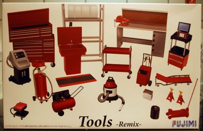 Garage & Tools Remix Werkzeug Staubsauger Kompressor 1:24, Fujimi 114392