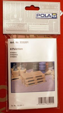 Pola 333201 Paletten Europaletten Ladegut 4 Stück 1:22,5 1:24 Diorama
