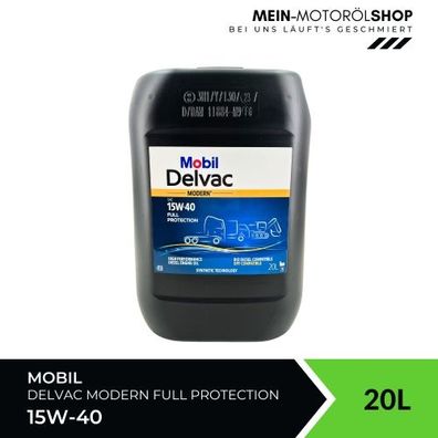 Mobil Delvac Modern 15W-40 Full Protection 20 Liter