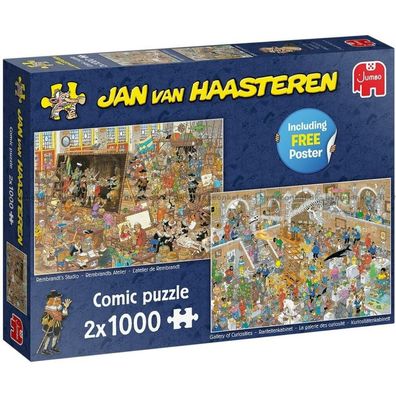 Jan van Haasteren - Ein Tag im Museum, 2x 1000 Stk.